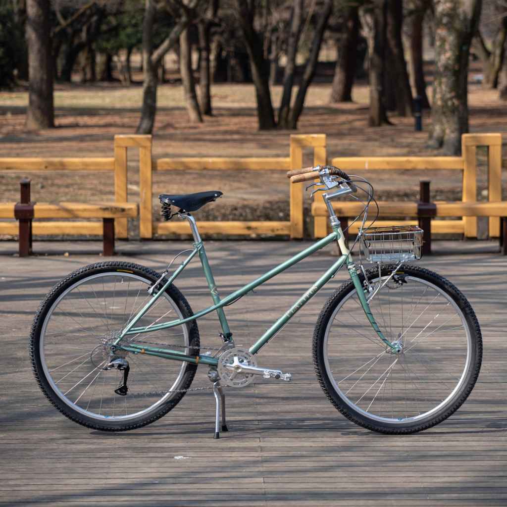 VELOCITY×ENE CICLO* atlas 650B wheel rear (silver) - BLUE LUG
