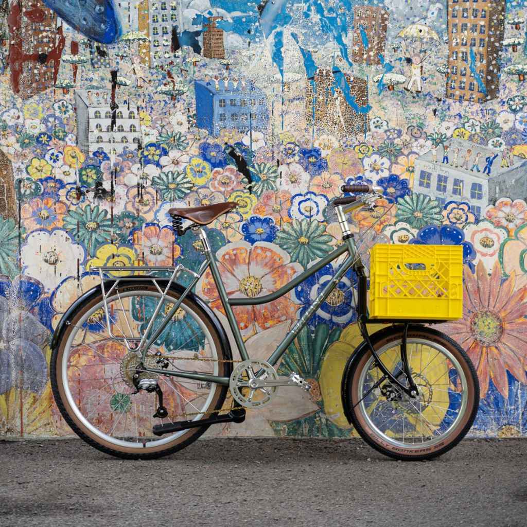 VELO ORANGE* polyvalent low kicker frame set (meta glacier) - BLUE