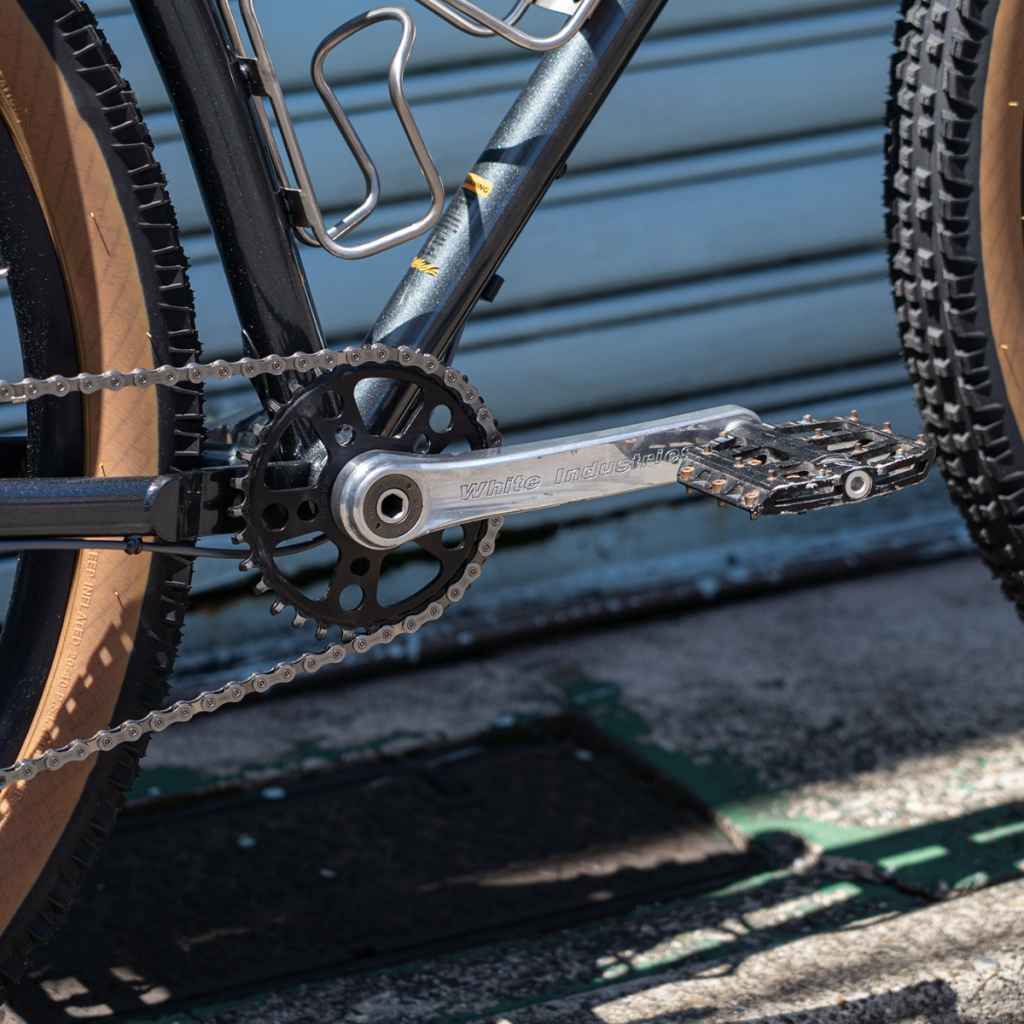 WHITE INDUSTRIES* mr30 tsr boost chainring (black) - BLUE LUG