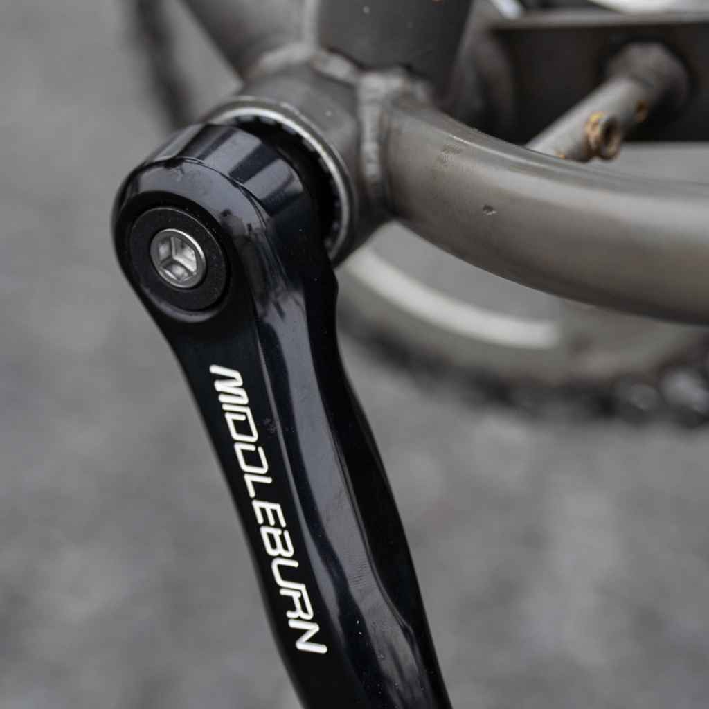 MIDDLEBURN* RS7 MTB square taper crank (black) - BLUE LUG GLOBAL