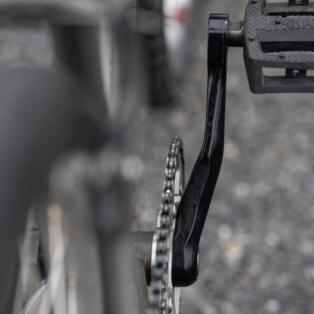 MIDDLEBURN* RO1 ROAD square taper crank (black) - BLUE LUG