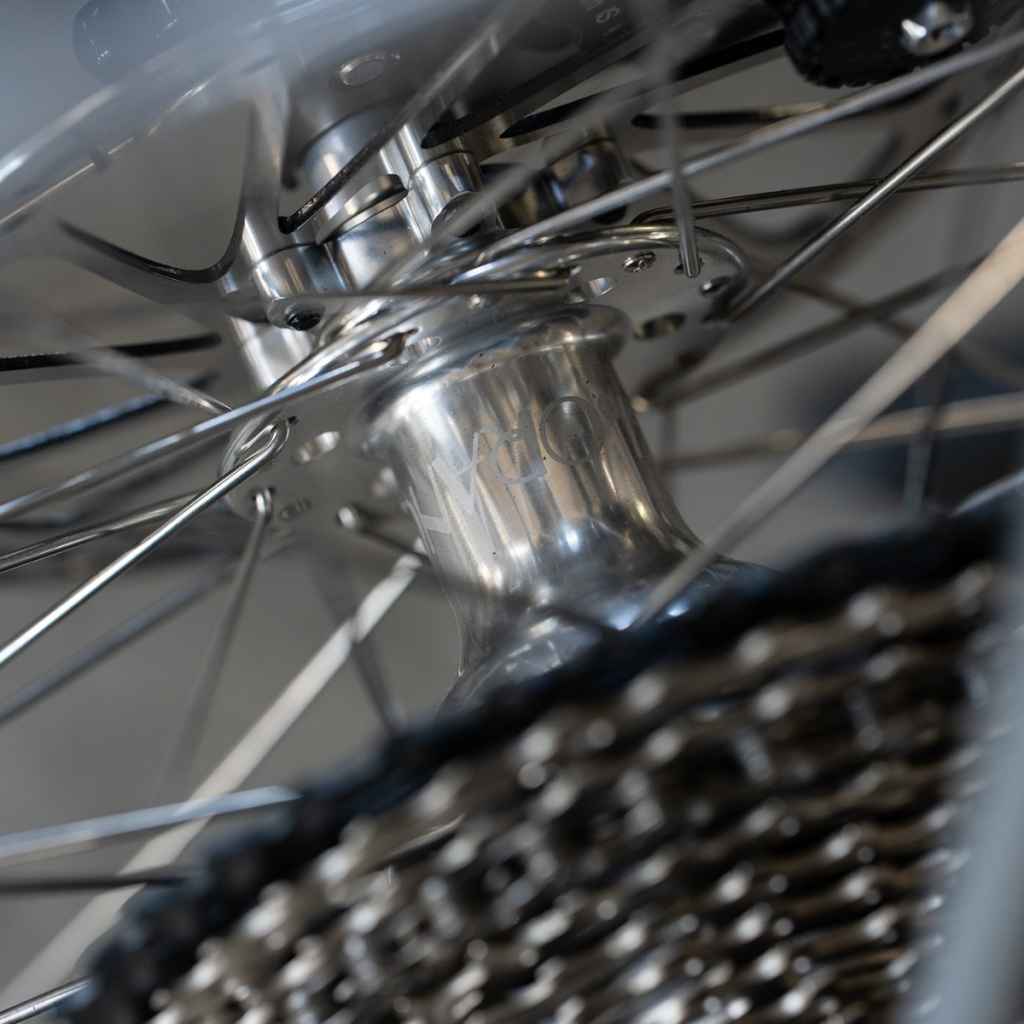 VELO ORANGE* disc hub rear (silver) - BLUE LUG GLOBAL ONLINE