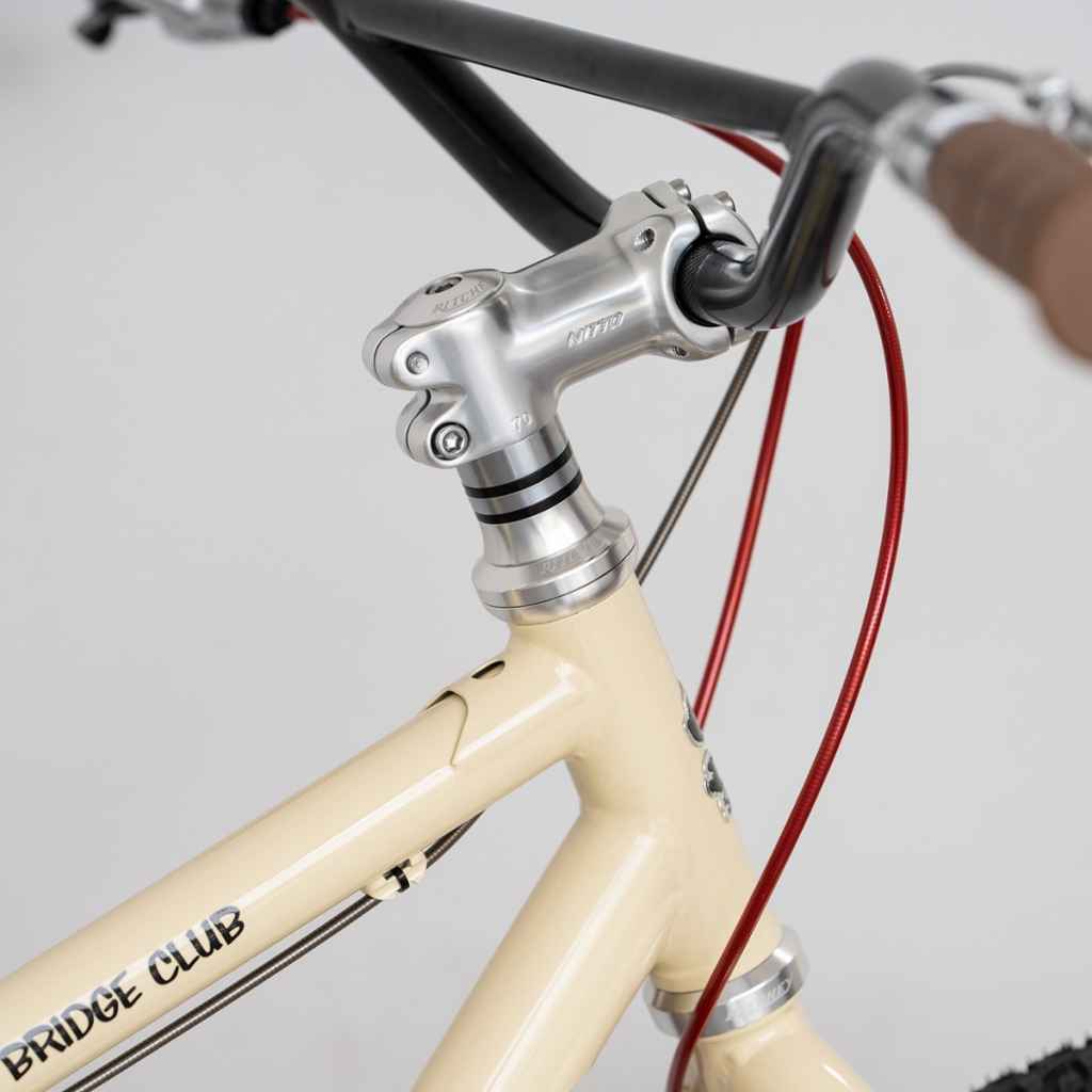 NITTO UI-75色/SILVER/φ28.6/突出/80 NITTO* UI-75 stem (silver) - BLUE LUG ONLINE STORE