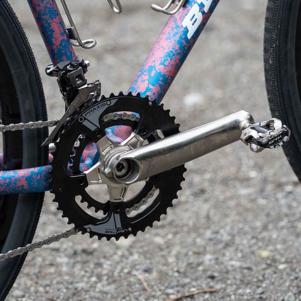CANE CREEK* eeWings chainring spider (titanium grey) - BLUE LUG