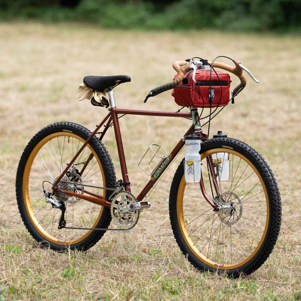 【名入れ無料】 CRUST BIKES* romanceur disc frame (rootbeer brown) - BLUE アクセサリー