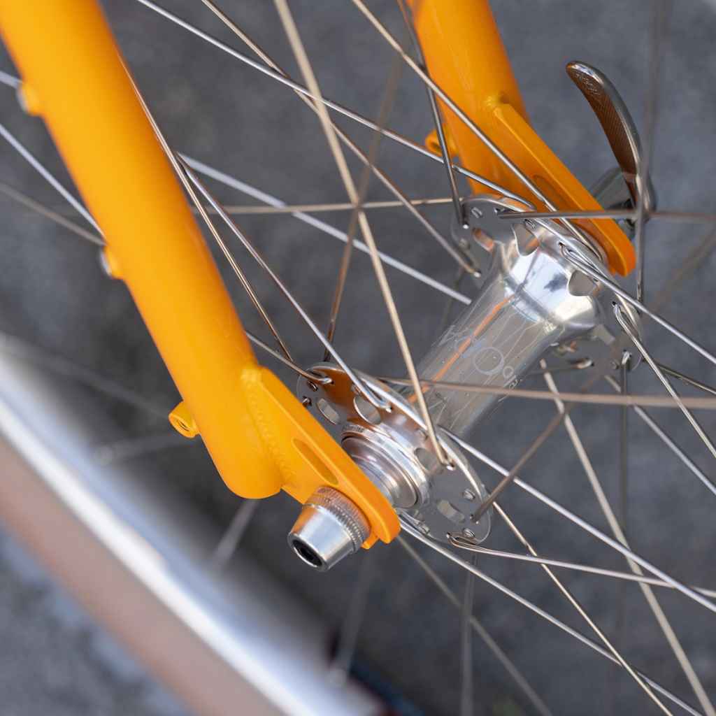 高評価のクリスマスプレゼント hub cassette rear ORANGE* VELO (silver) GLOBAL LUG BLUE - パーツ