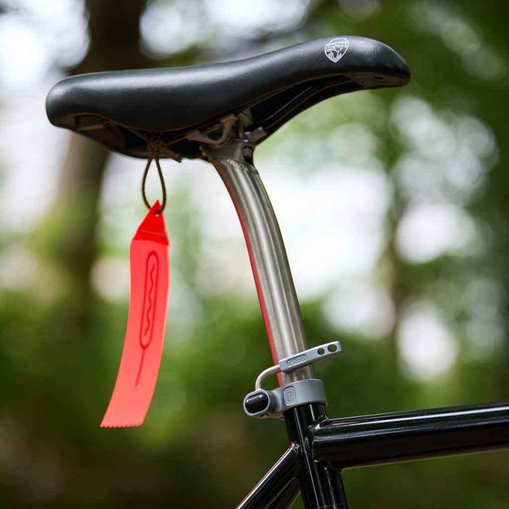 Steve Potts Chinook Saddle - 150mm Width (Steel Rails