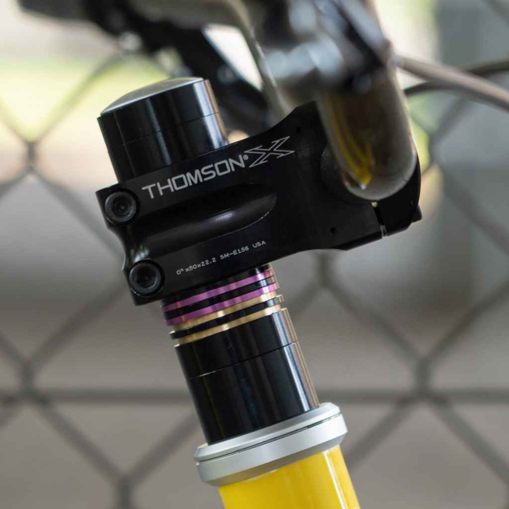 THOMSON* bmx stem (22.2mm/0°/blue) - BLUE LUG GLOBAL ONLINE STORE
