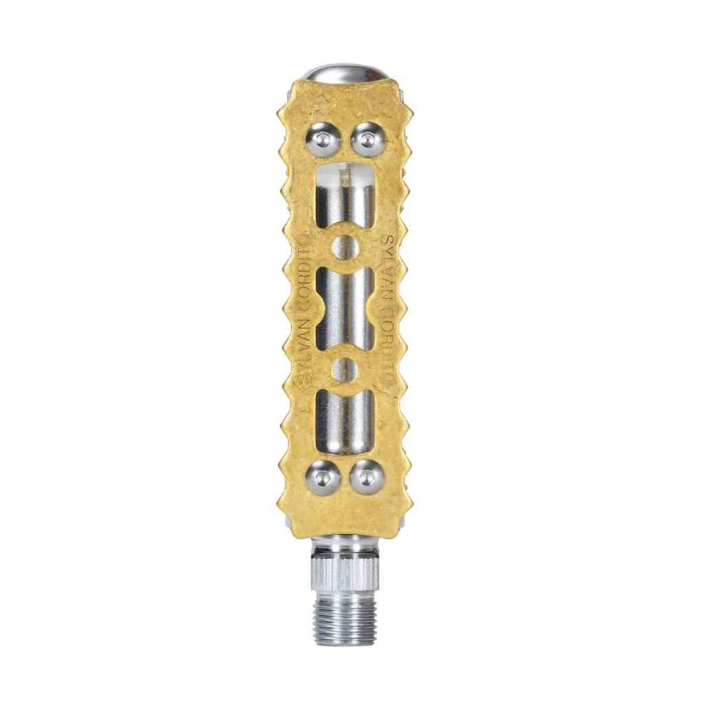 MKS* sylvan gordito pedal (raw brass) - BLUE LUG GLOBAL ONLINE STORE