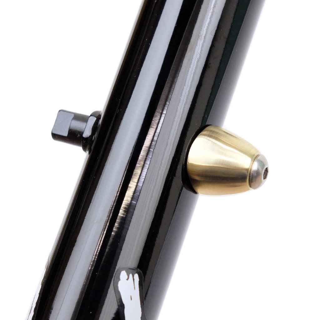 BLUE LUG* downtube shift boss cover (brass) - BLUE LUG