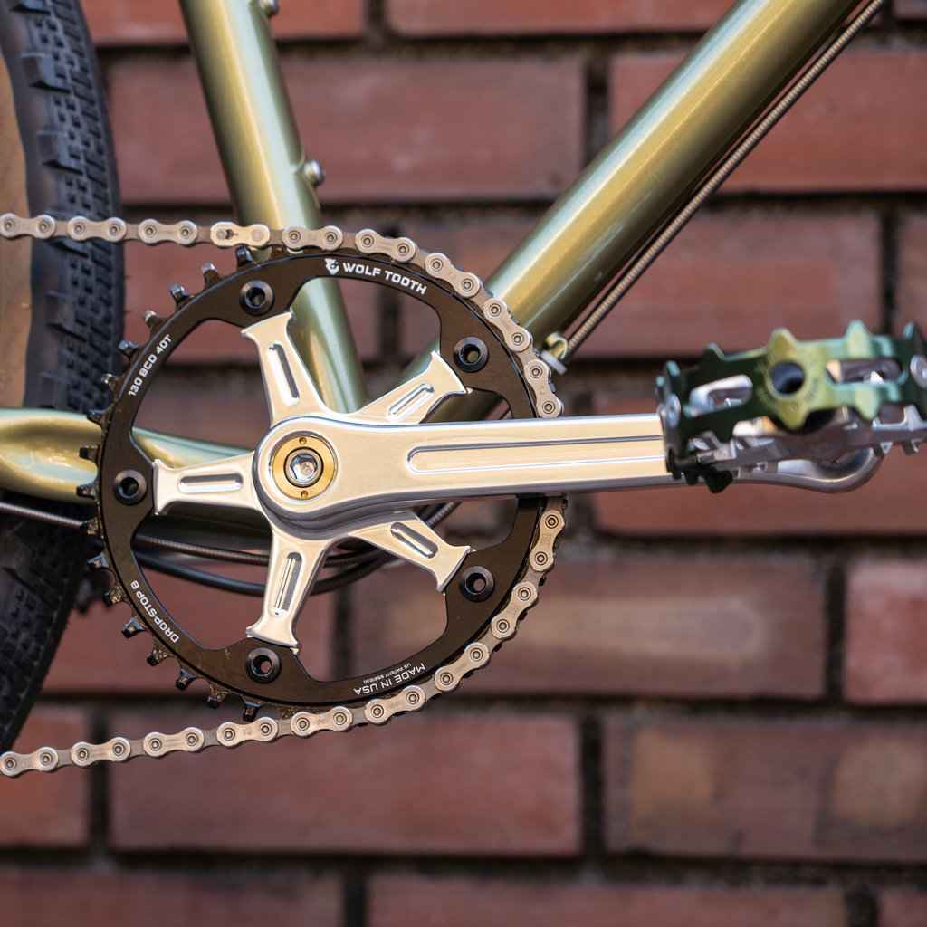 BLUE LUG* RMC multi speed crank (all black) - BLUE LUG
