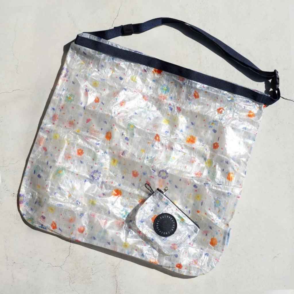 FAIRWEATHER* packable sacoche (dyneema sai flower) - BLUE
