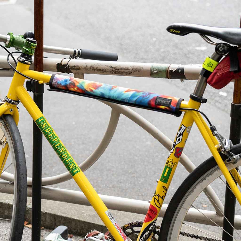 BLUE LUG* frame pad (cordura/tiedye/black) - BLUE LUG GLOBAL