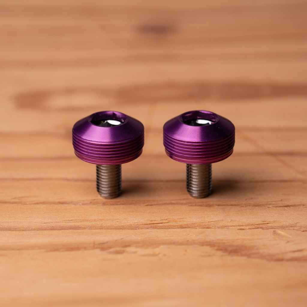 BLUE LUG* bumpy crank cap set (purple) - BLUE LUG GLOBAL ONLINE STORE