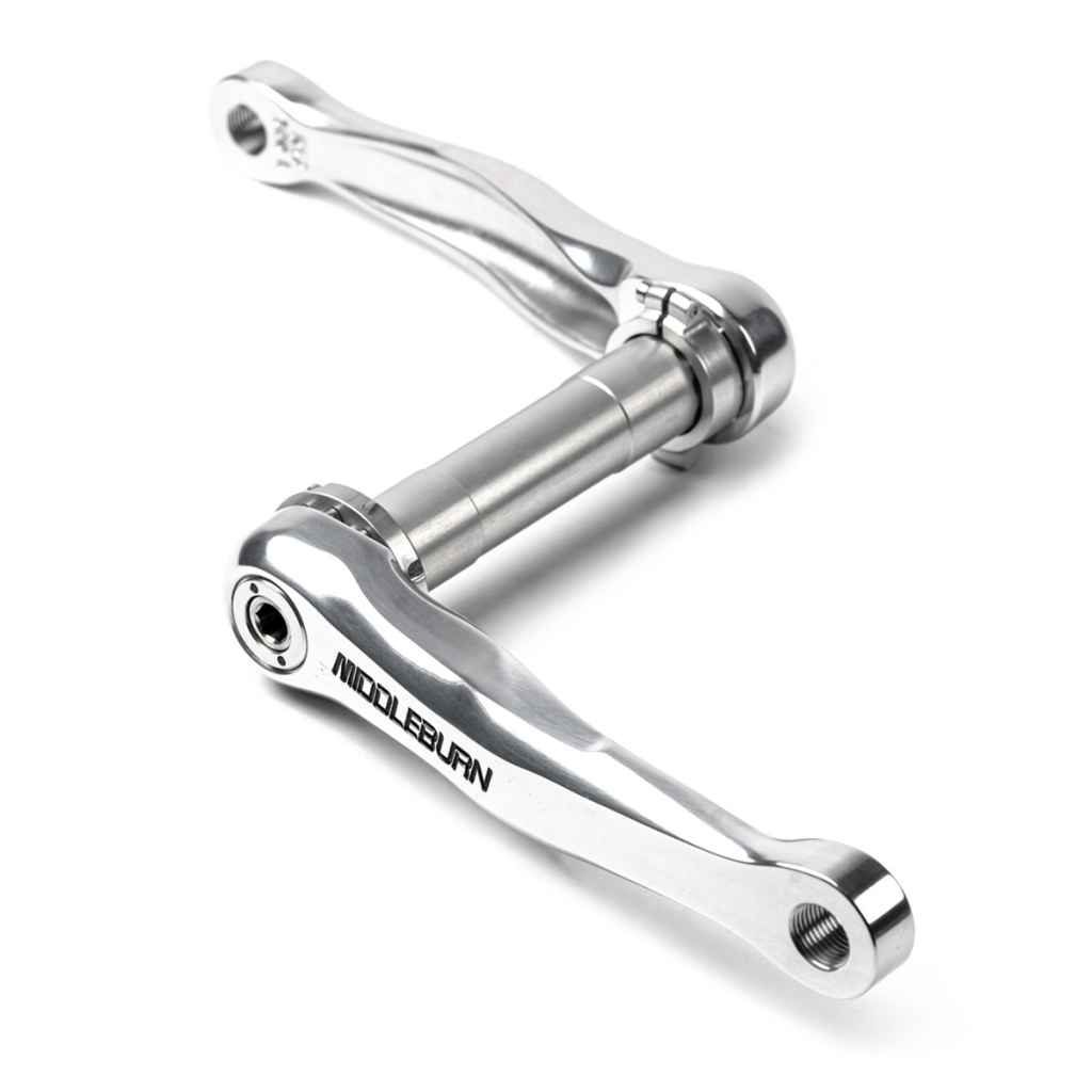 MIDDLEBURN* RS7 MTB X-type crank (silver) - BLUE LUG GLOBAL