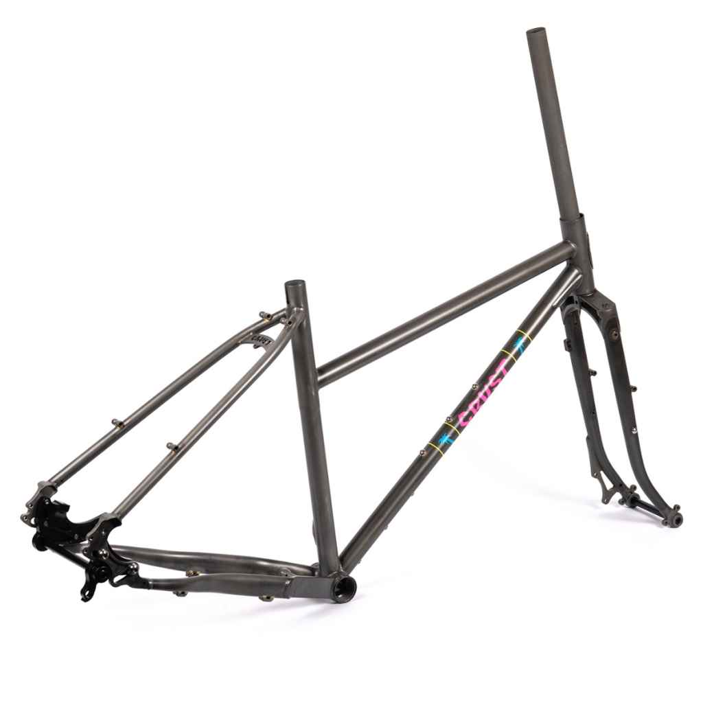CRUST BIKES* evasion step thru frame (matte clear/non-boost