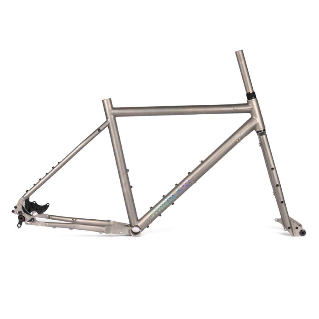 STRIDSLAND* beachcomber Ti frame kit (Ti fork) - BLUE LUG GLOBAL