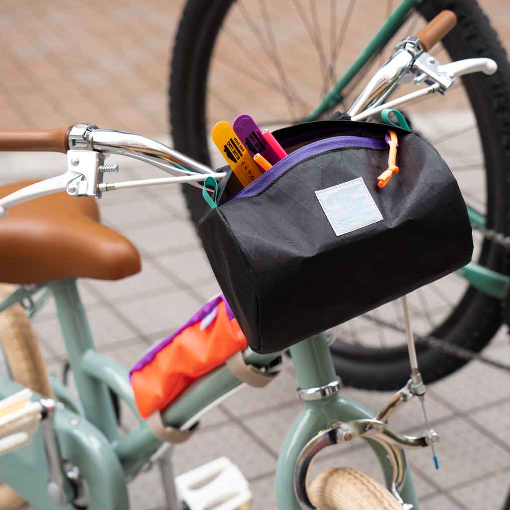 BLUE LUG* handlebar pouch (ecopak black) - BLUE LUG GLOBAL ONLINE
