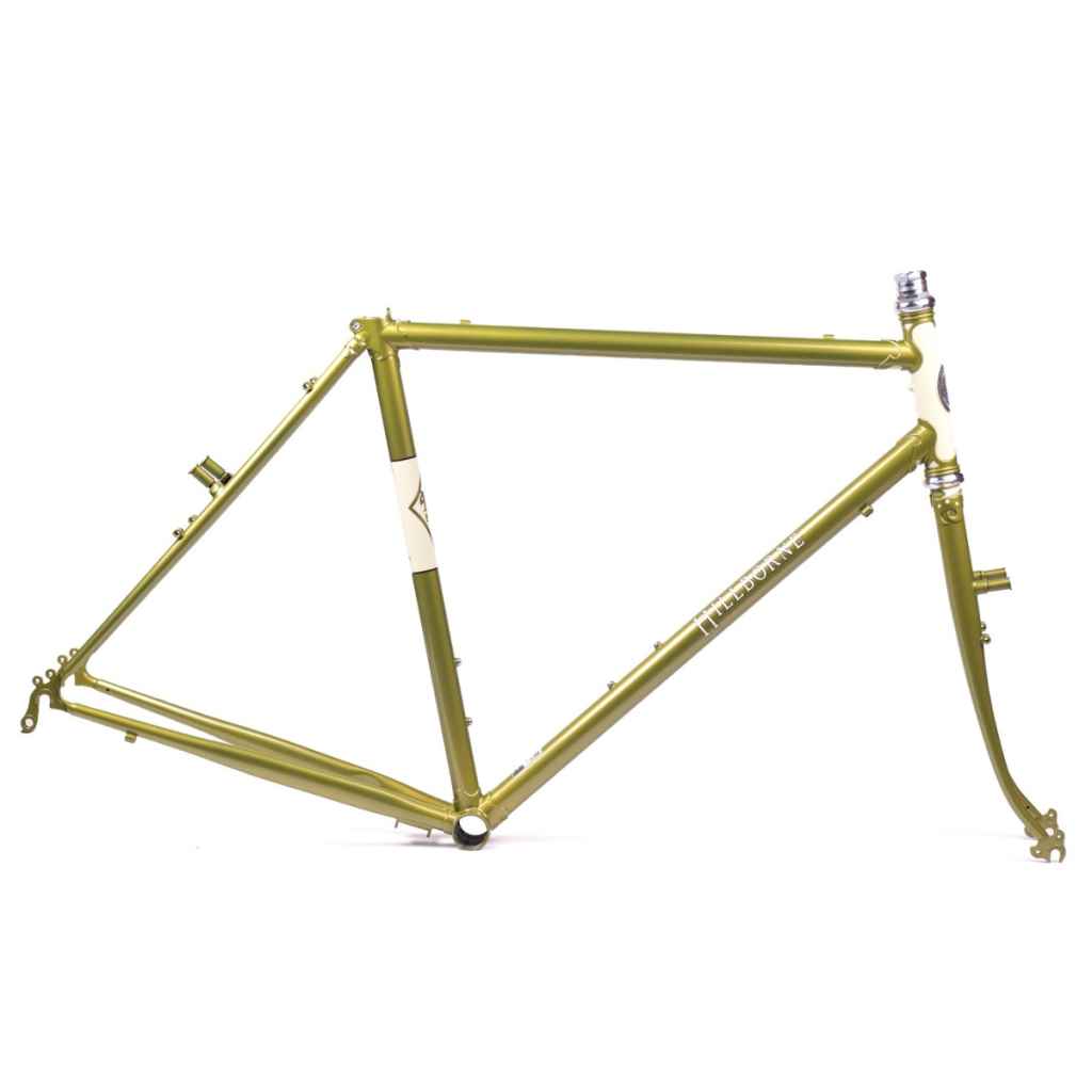 RIVENDELL* sam hillborne frame set (lime olive) - BLUE LUG GLOBAL