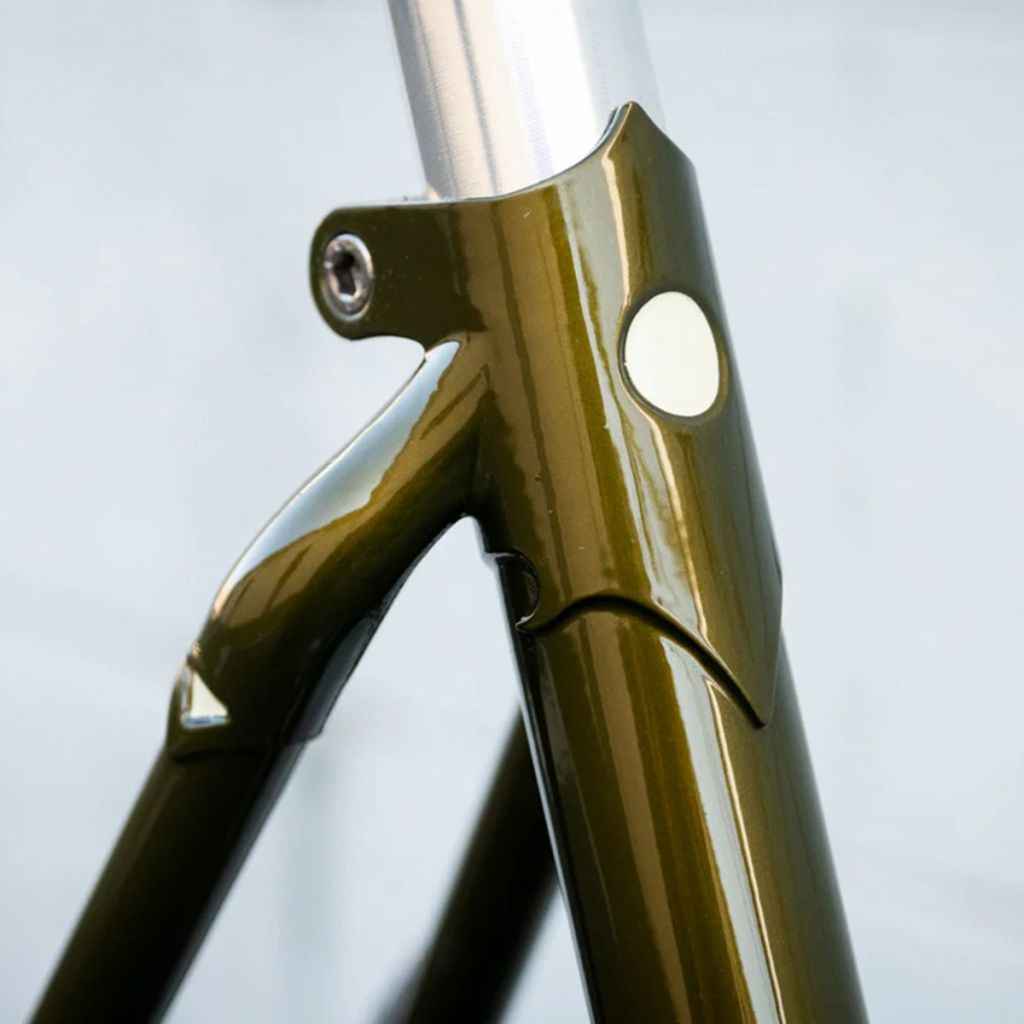 RIVENDELL* clem smith Jr. frame set (bronzey green/L-style) - BLUE