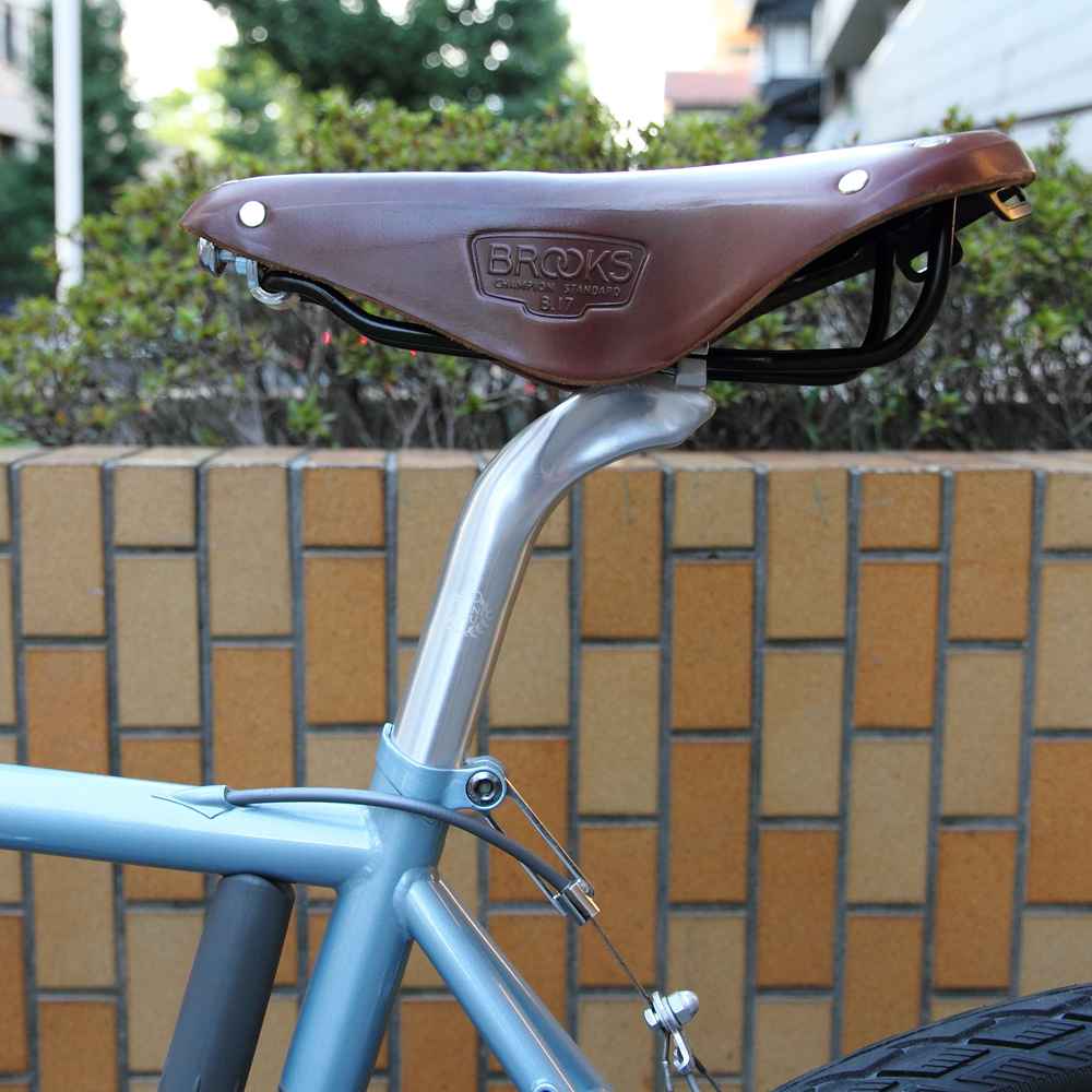 VELO ORANGE* cru 0set back seatpost (black) - BLUE LUG