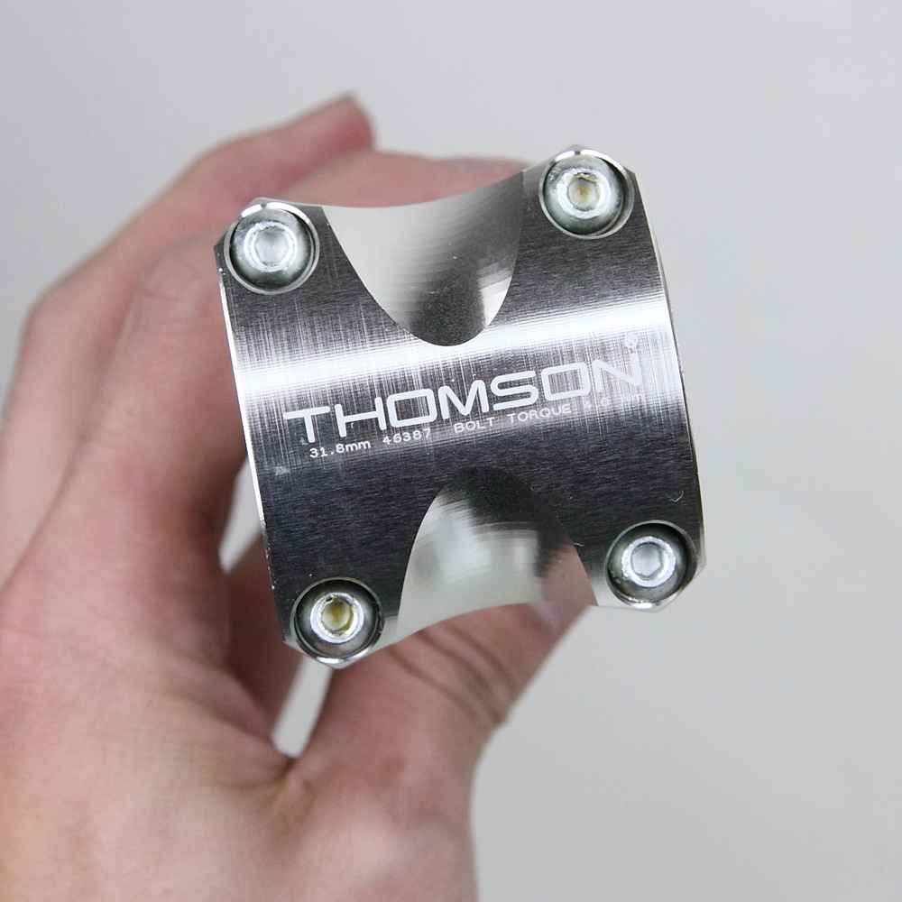 THOMSON* stem handlebar clamp (silver) - BLUE LUG GLOBAL ONLINE STORE