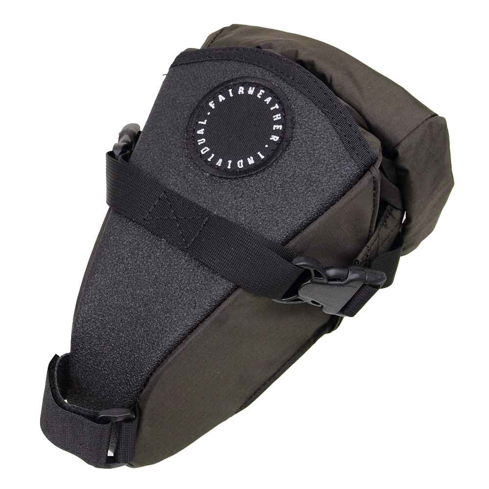 【FAIRWEATHER】サドルバッグ ミニ　x-canvas brown FAIRWEATHER* seat bag mini (brown) - BLUE LUG GLOBAL ONLINE