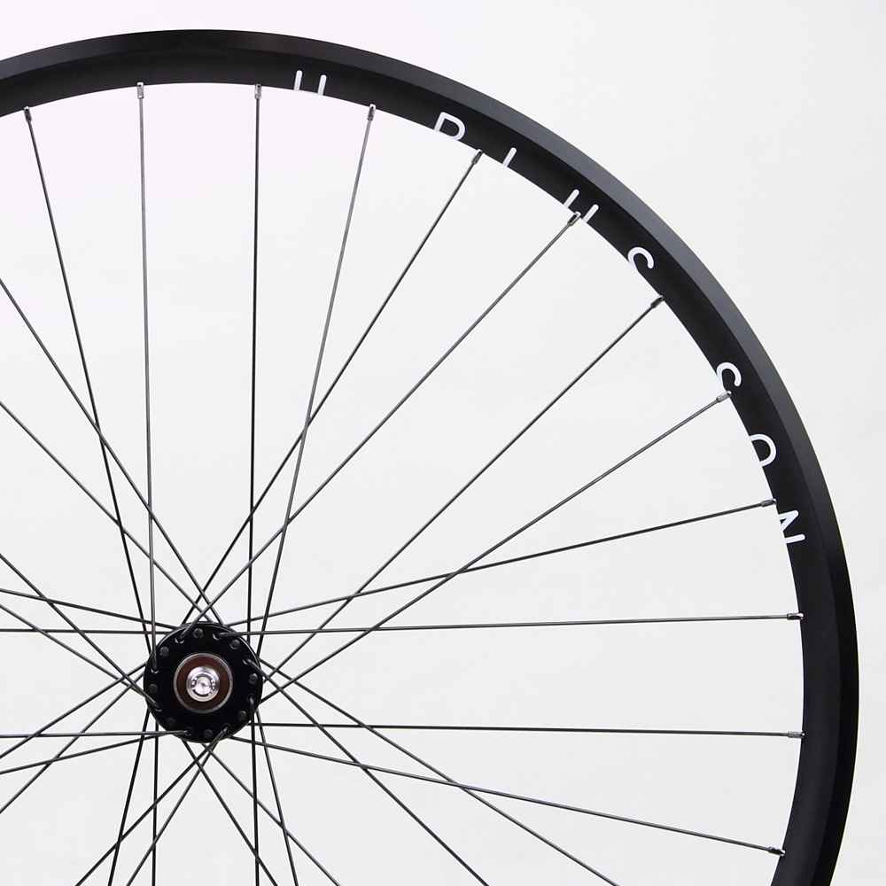PHIL WOOD×H PLUS SON* archetype track wheel (low flange/black