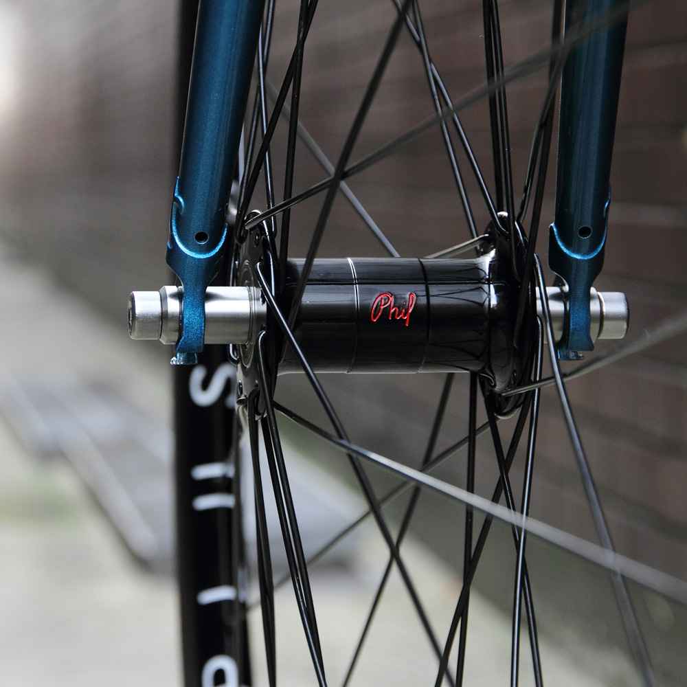 PHIL WOOD×H PLUS SON* archetype track wheel (low flange/black