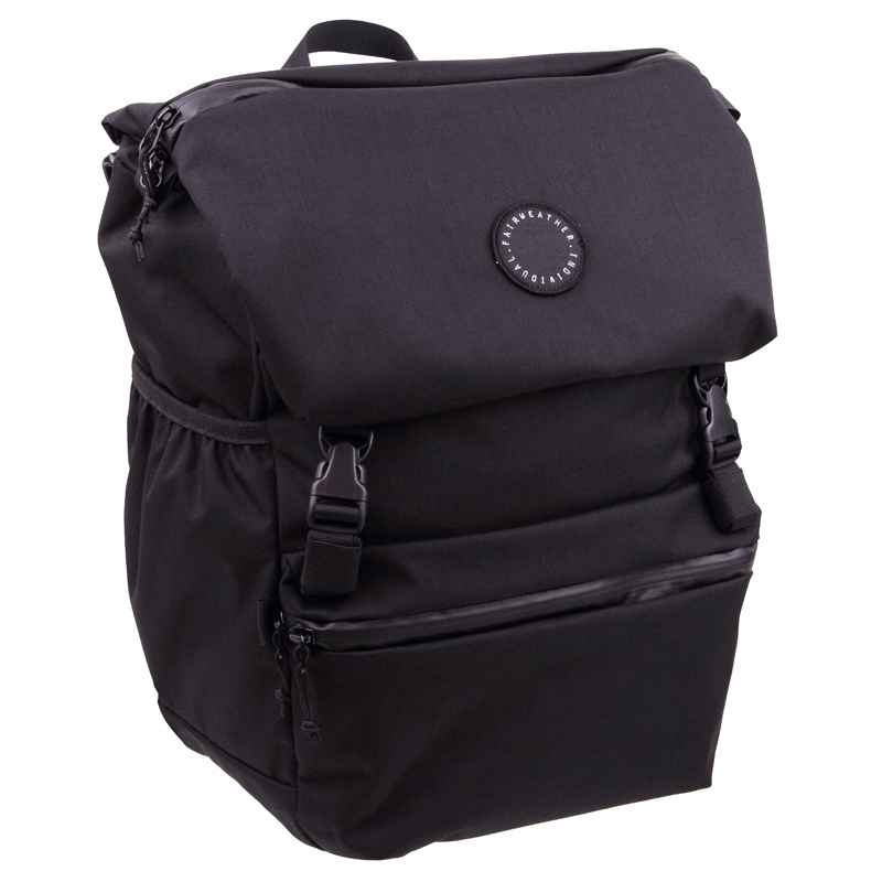 FAIRWEATHER* flaptop pannier (black) - BLUE LUG GLOBAL