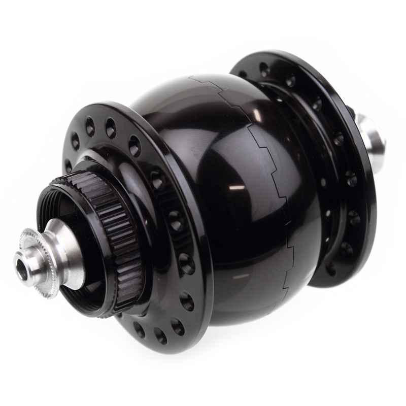 SON NABENDYNAMO* SON delux centerlock disc (black) - BLUE LUG