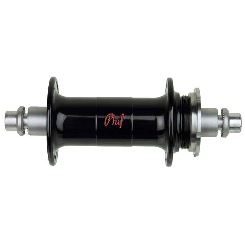 PHILWOOD* low flange track hub rear (black) - BLUE LUG GLOBAL