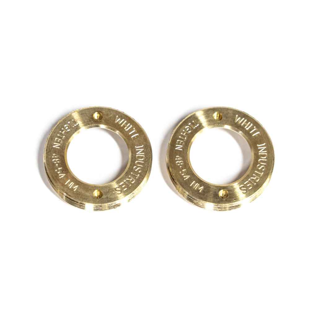 WHITE INDUSTRIES* crank extractor cap set (bronze) - BLUE LUG