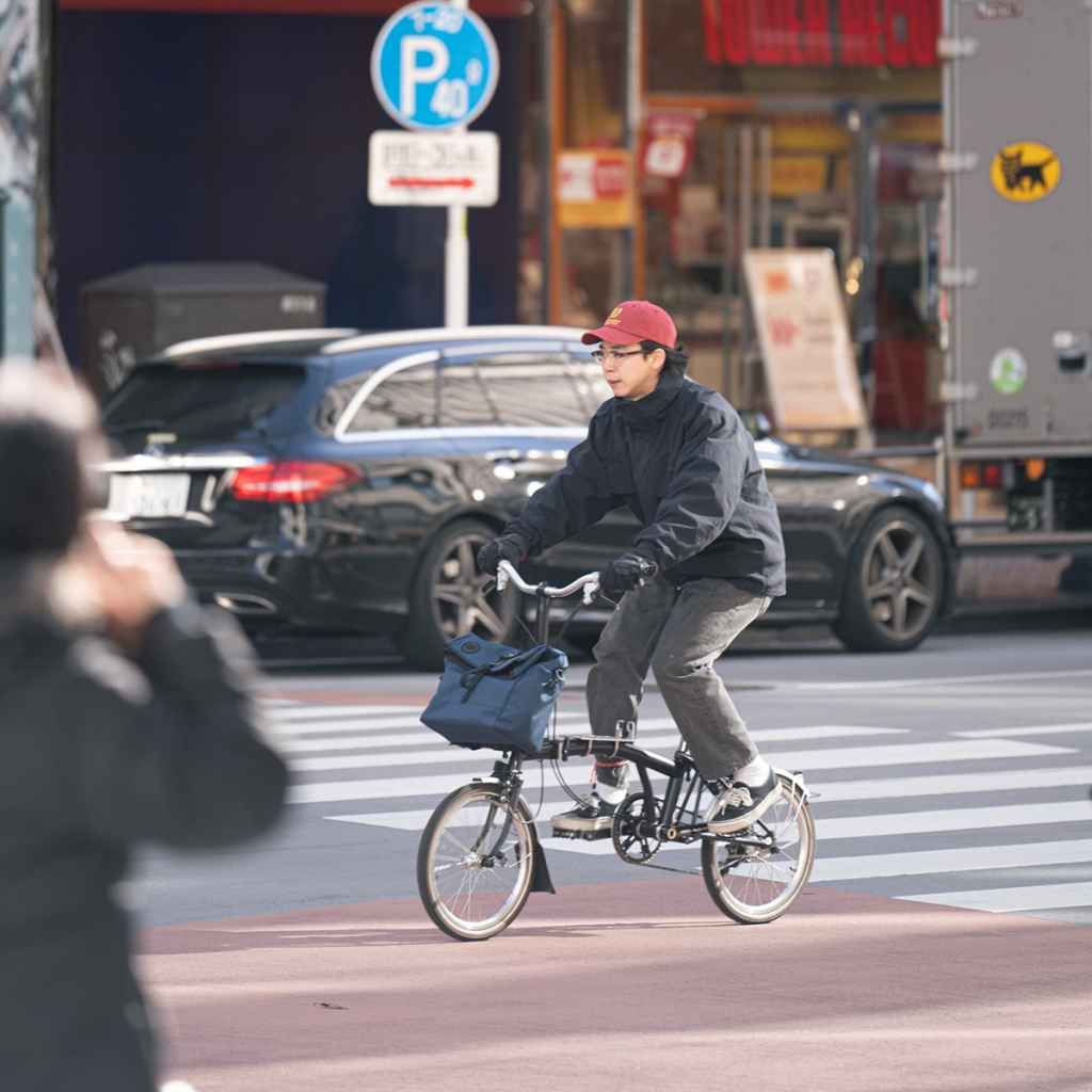 FAIRWEATHER brompton bag mini フレームなし flash orange