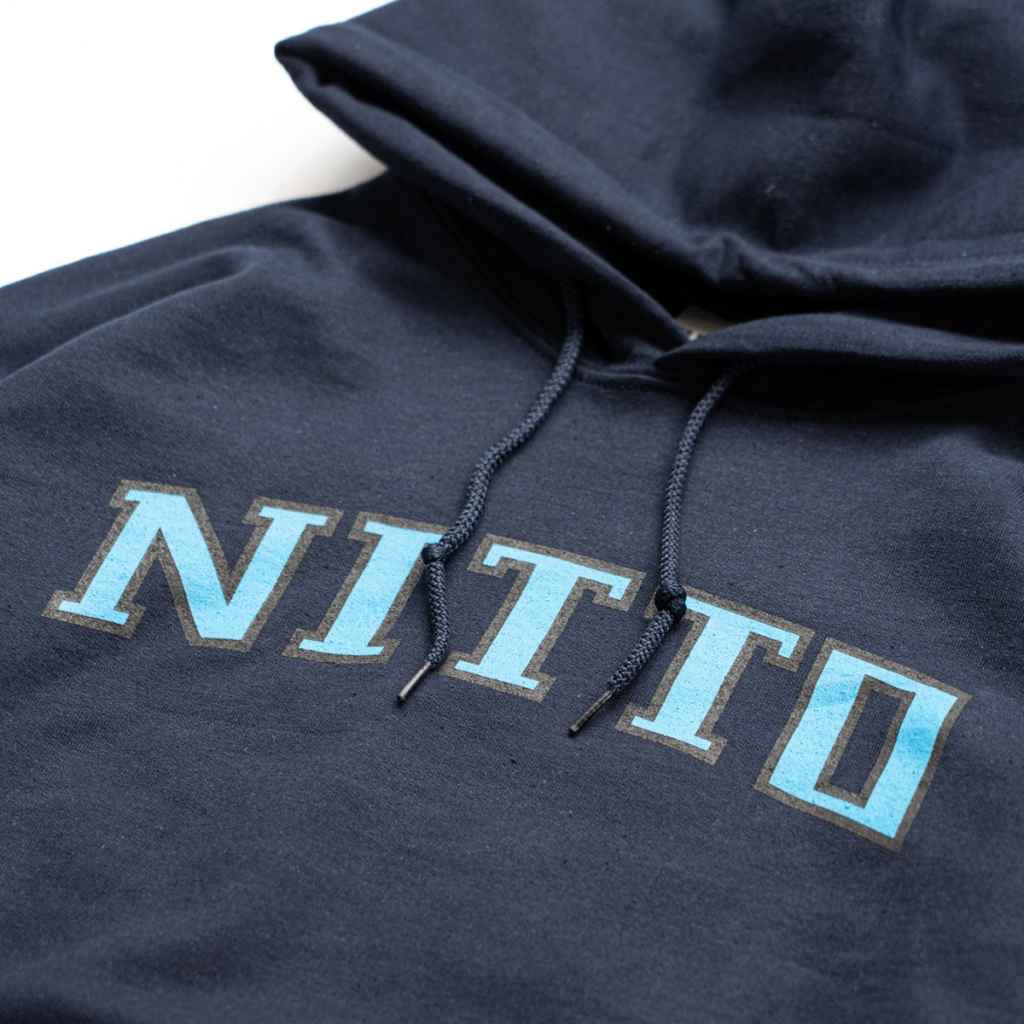 希少 BLUE LUG × NITTO スウェット セットアップ パーカー 日東 NITTO×BLUE LUG* hoodie (college logo/navy) - BLUE LUG GLOBAL