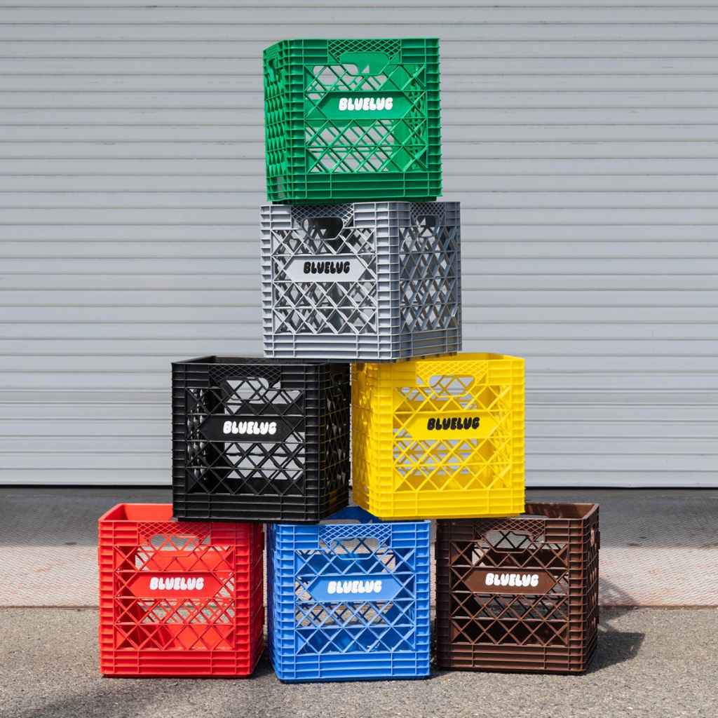 BLUE LUG* shop logo S-milk crate - BLUE LUG GLOBAL ONLINE STORE