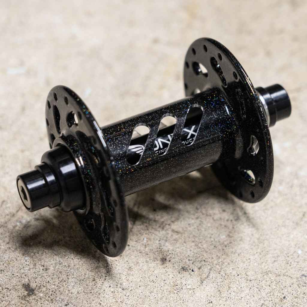 ONYX RACING PRODUCTS* Helix track hub front (black aura) - BLUE