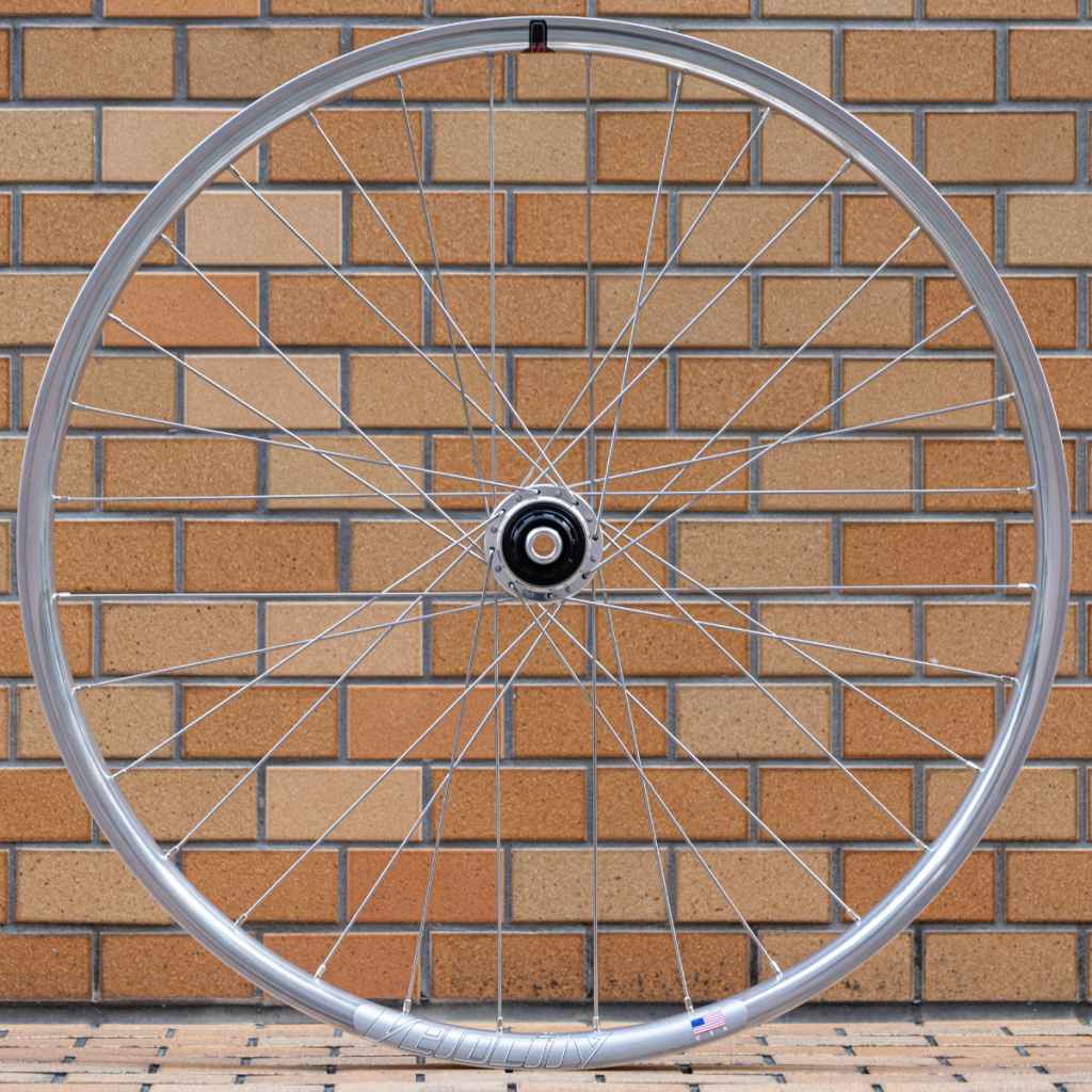 VELO ORANGE×VELOCITY* blunt ss disc wheel 650B (polish) - BLUE LUG