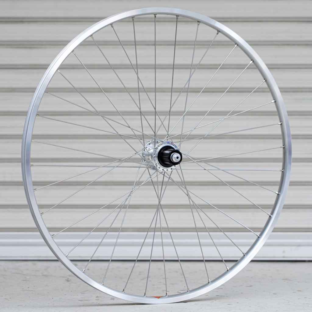 パーツ *PACENTI* brevet track wheel 700c 32h PACENTI×VELO ORANGE* brevet road wheel rear (silver) - BLUE LUG
