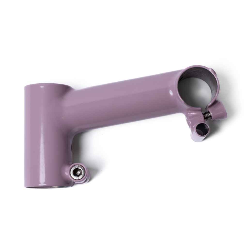 ★BF FRENCE STEM 22mm　ヴィンテージフランス製ステム ♪ FRANCES CYCLES* custom stem (salmon pink) - BLUE LUG GLOBAL ONLINE