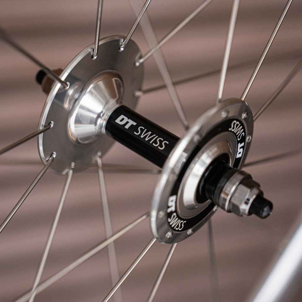 VELOCITY×DT SWISS* quill track wheel (20/24H/polish) - BLUE LUG