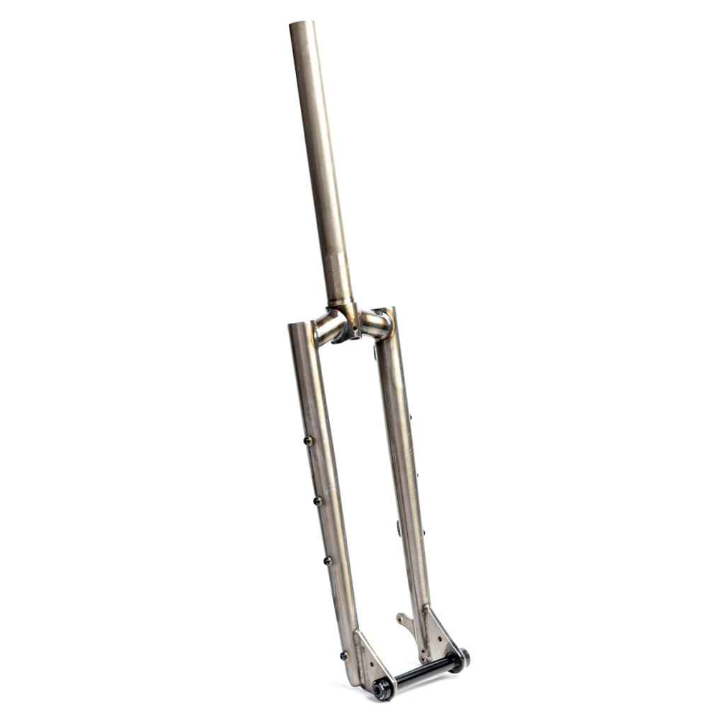 STRIDSLAND* barnacle LITE fork 15mm thru-axle (raw) - BLUE LUG