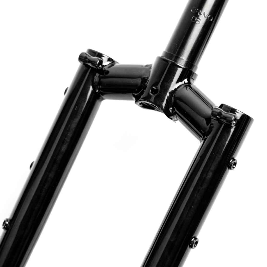 STRIDSLAND* barnacle fork 15mm thru-axle (black) - BLUE LUG