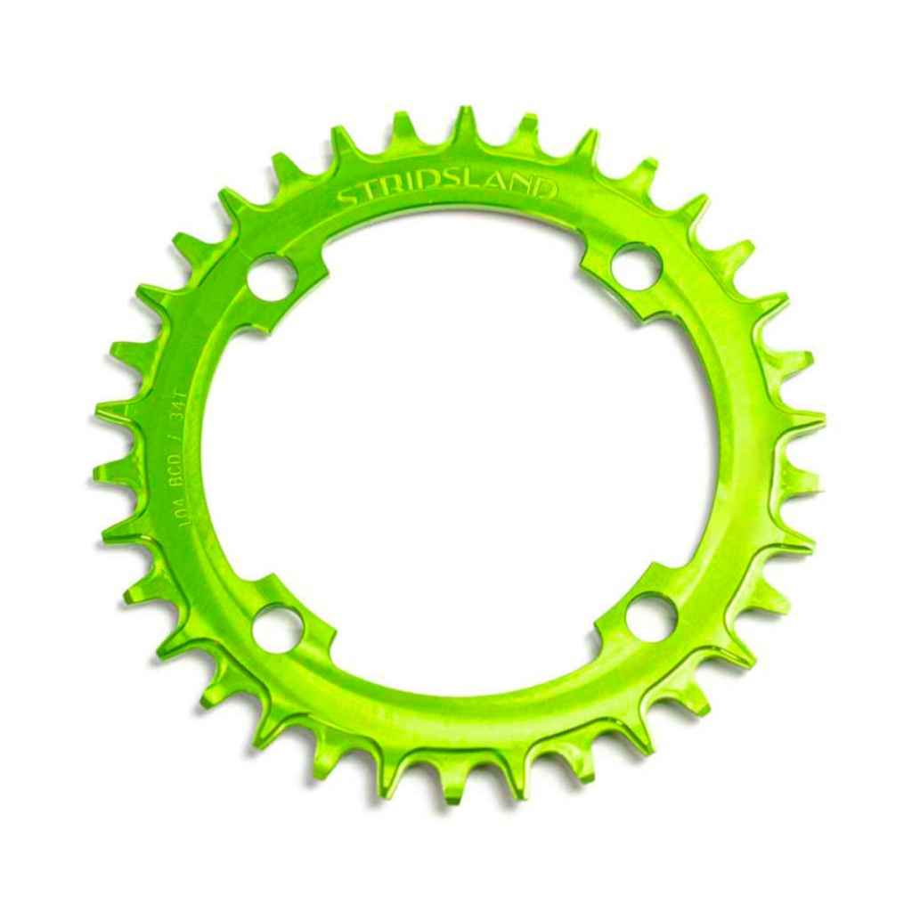 STRIDSLAND* narrow wide chainring (strong green) - BLUE LUG GLOBAL