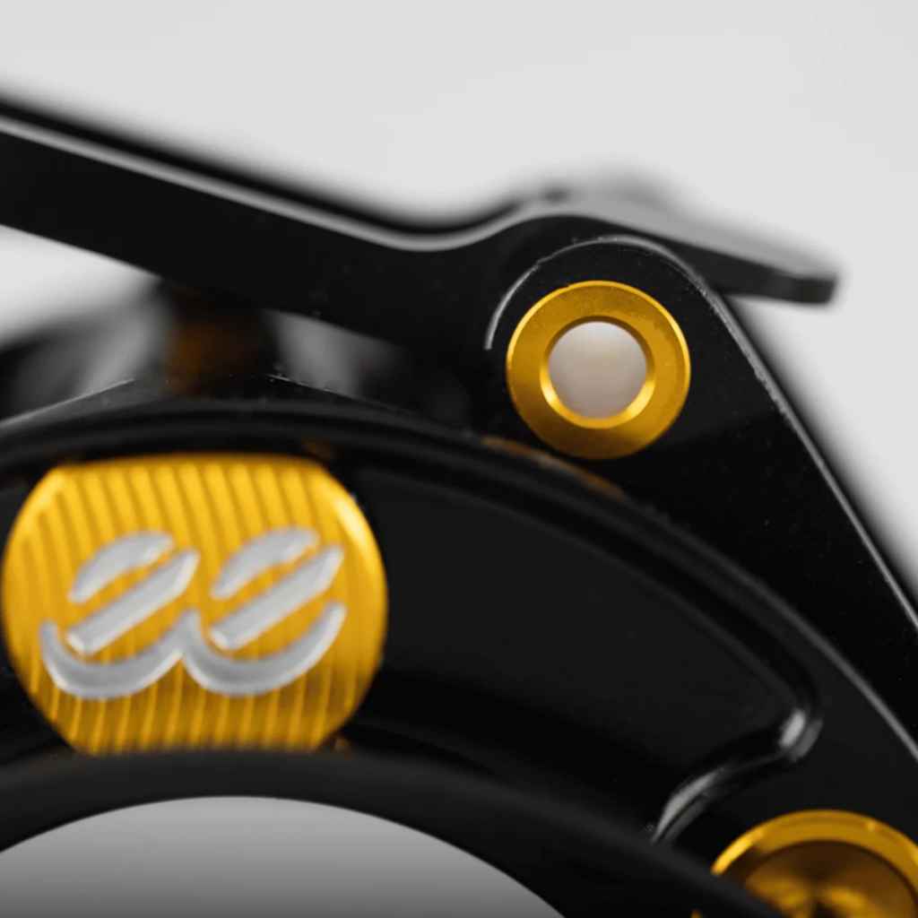 CANE-CREEK EE G4 レギュラーマウント 前後セット CANE CREEK* eeBrakes G4 JPS regular mount set (black/gold) - BLUE