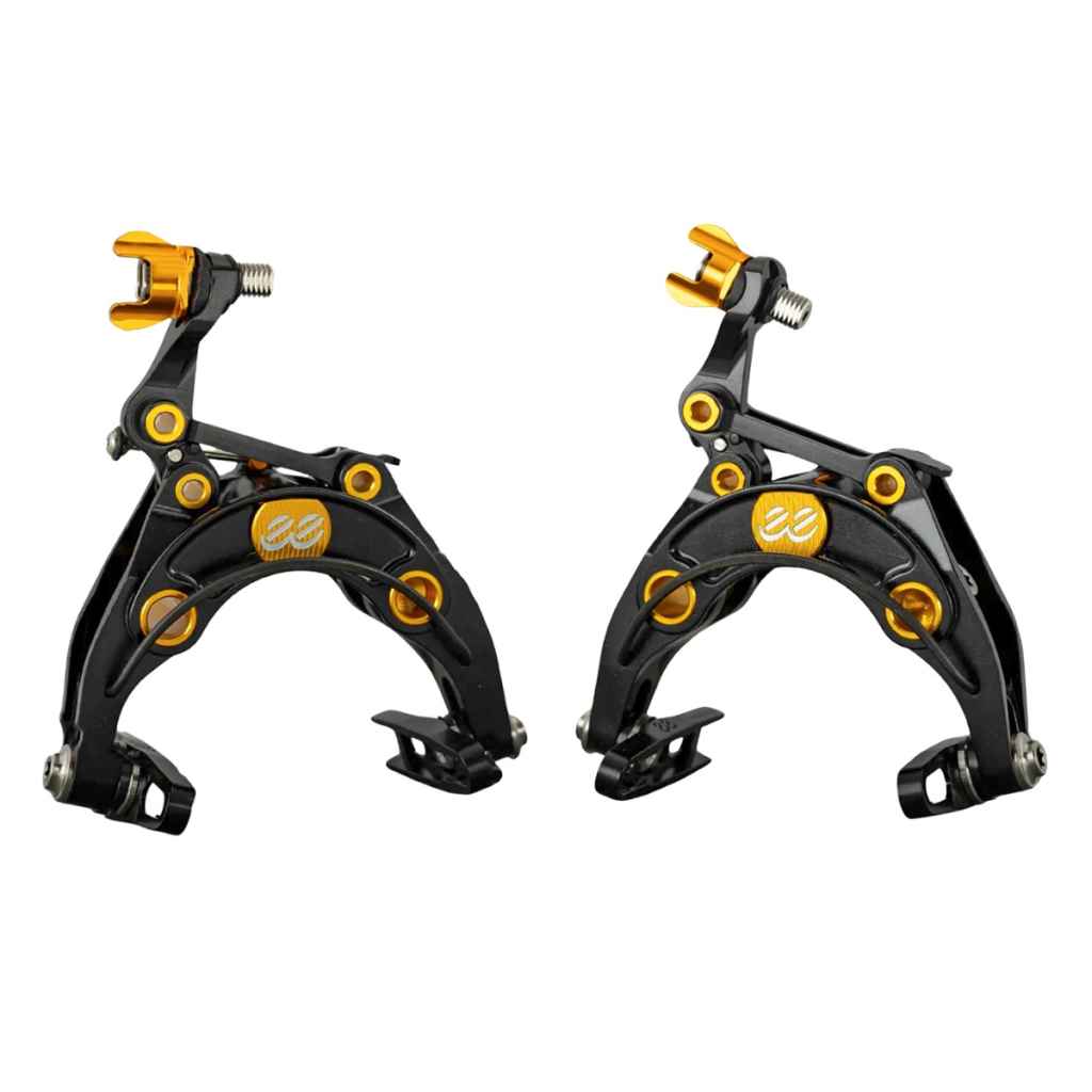 CANE-CREEK EE G4 レギュラーマウント 前後セット CANE CREEK* eeBrakes G4 JPS regular mount set (black/gold) - BLUE