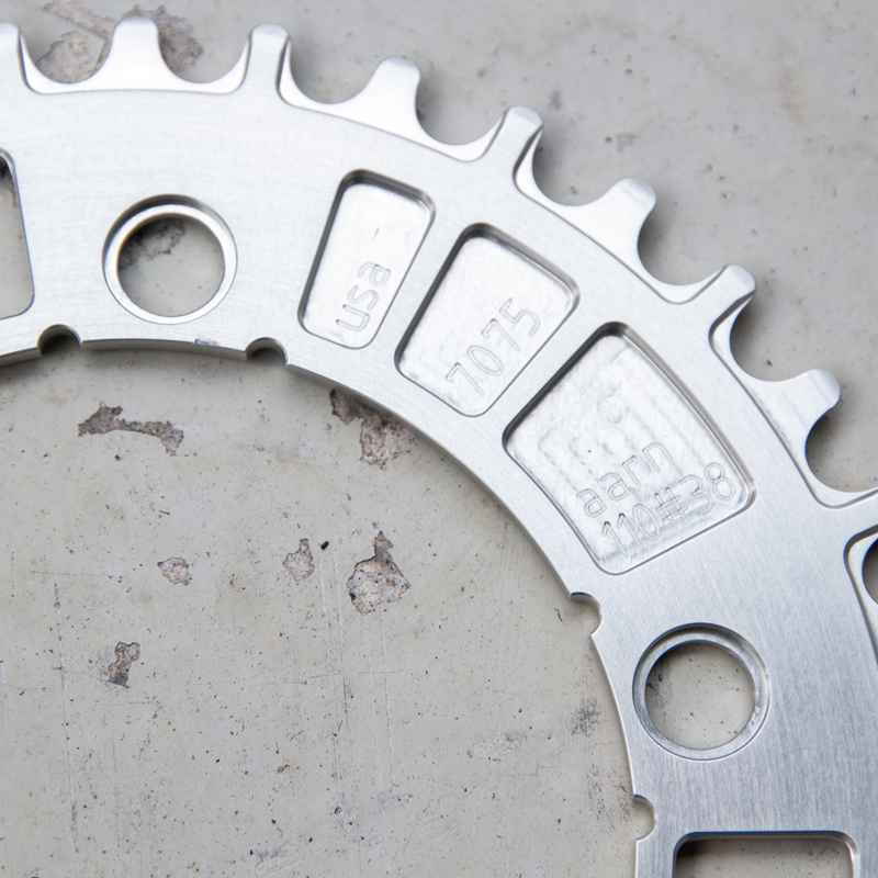【美品】AARN track chainring silver 47t AARN* track chainring (silver) - BLUE LUG GLOBAL ONLINE STORE