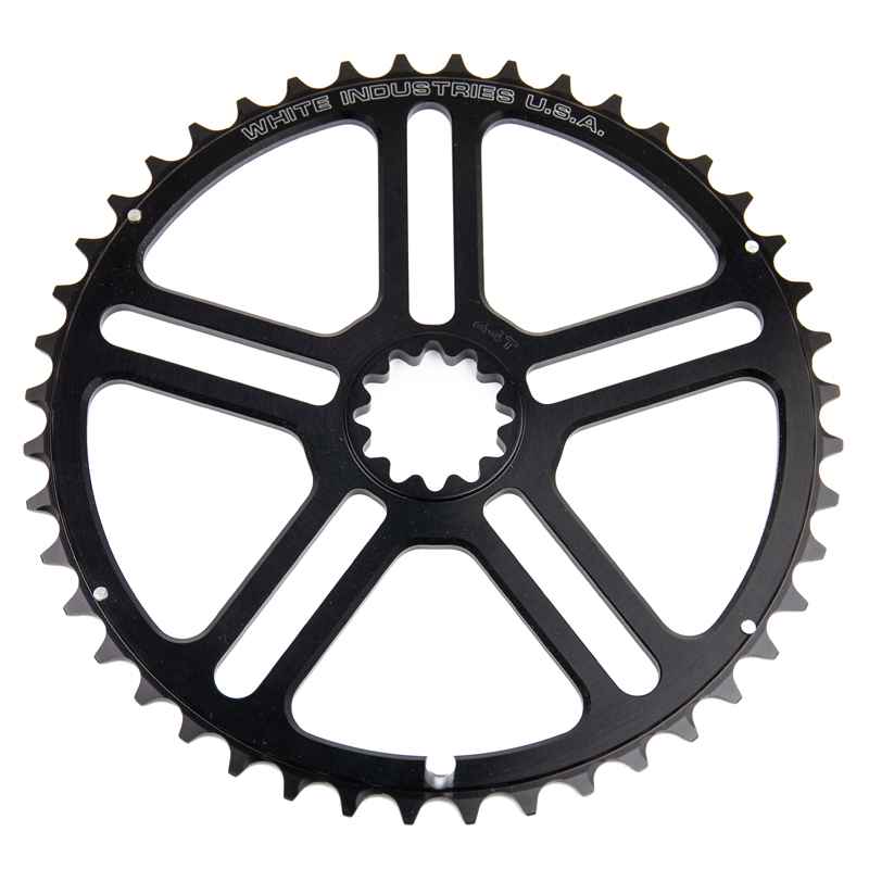 生まれのブランドで VBC INDUSTRIES* WHITE outer LUG BLUE - (black) chainring パーツ