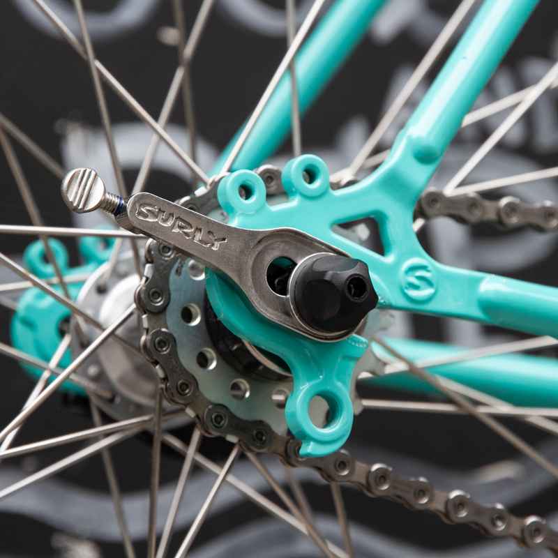 SURLY* hurdy gurdy chain tensioner (silver) - BLUE LUG GLOBAL