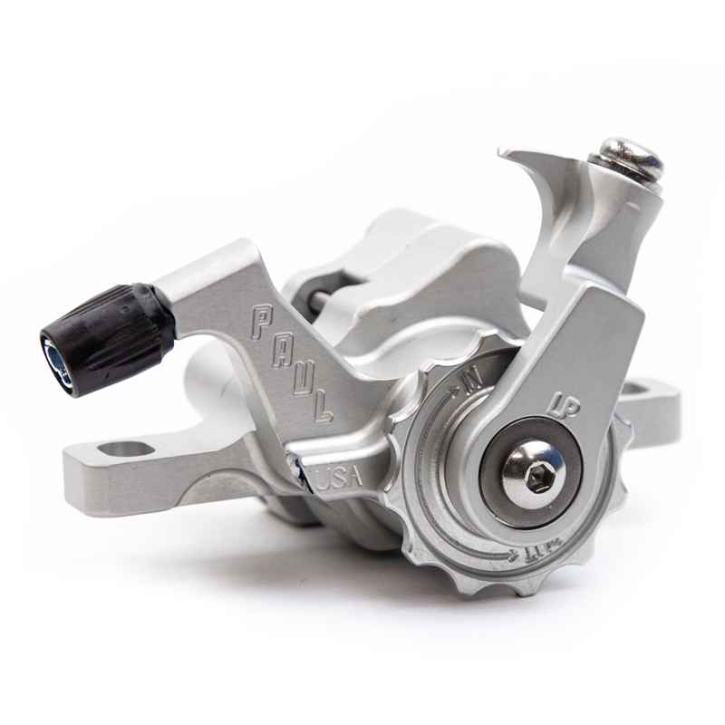 PAUL* klamper post mount disc calliper (all silver) - BLUE